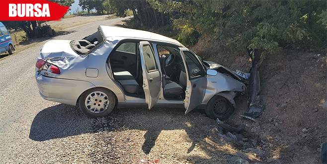 Çakıllı yolda kontrolden çıktılar