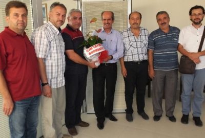 Burhaniye’de Müftü Öz’e Ziyaretçi Akını