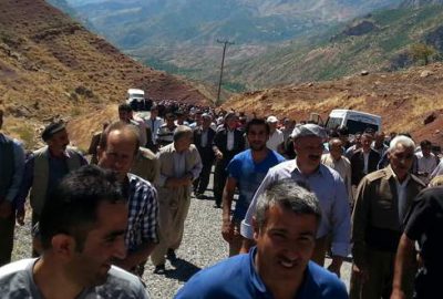 Şemdinli’de köylüler terörü lanetledi