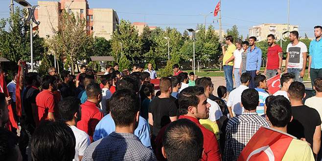 Mardin’de PKK’ya tepki yürüyüşü
