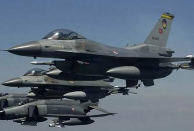 Türk savaş uçakları da katıldı