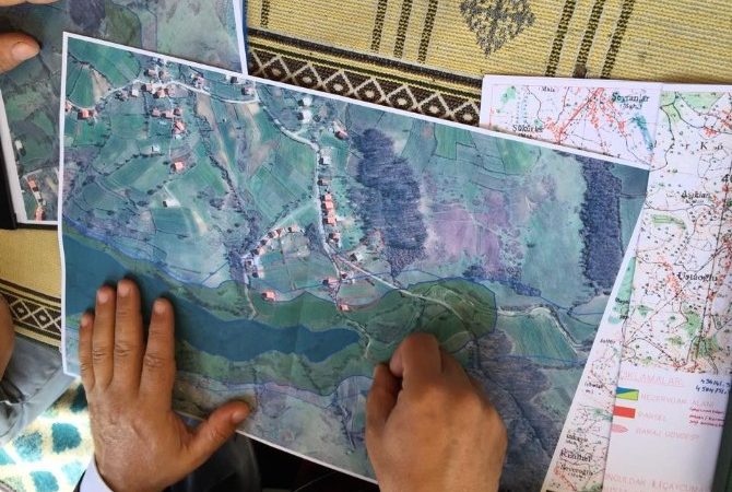 Zonguldak’ın Nebioğlu beldesi Musaüstü Köyü civarlarında yapılması planlanan Gölet inşaatında