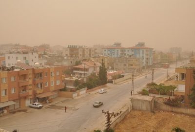 Reyhanlı’da Toz Taşınımı
