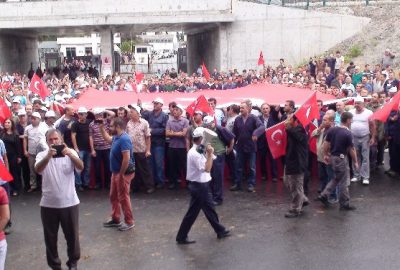Pendik’te Terör Protestosu