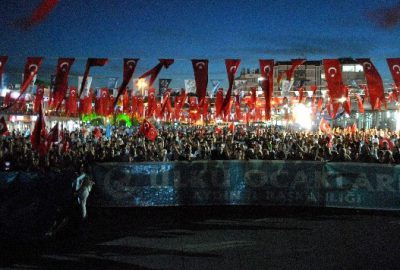 Aydın’da Binlerce Ülkücü Terörü Lanetledi