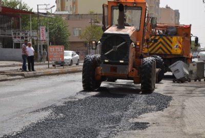 Silvan’da Yol Yama Çalışması