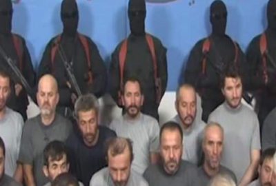 Irak’ta kaçırılan Türk işçilerden ilk görüntü!