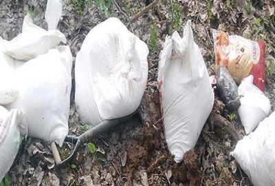 60 ton patlayıcı ve mühimmat ele geçirildi