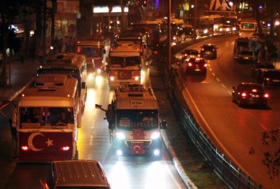 Adana’da Konvoylu Terör Protestosu