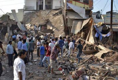 Tüp patladı: 82 ölü