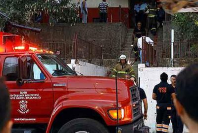 Polis lojmanında yangın: 3 yaralı