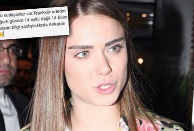 Ceyda’ya erken kutlama