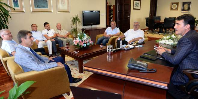 Eğridereliler’den Dündar’a ziyaret