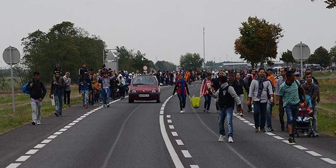 Sığınmacılar Viyana’ya doğru yürüyüşe geçti