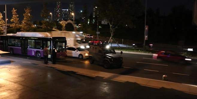 Belediye otobüsüne molotof