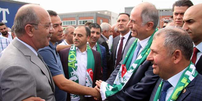 Efkan Ala’ya Bursa’da coşkulu karşılama