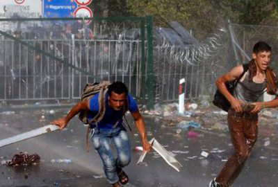 Sığınmacıya plastik mermi