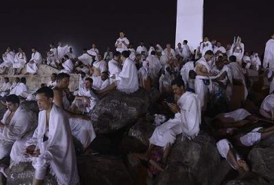 Hacı adayları Arafat’a çıktı