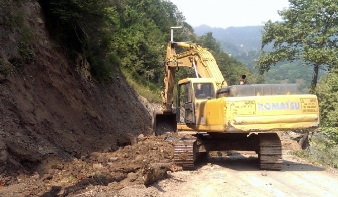 Samandere Şelalesi Yolu Asfalt Olacak