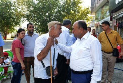 Başkan Arslan Esnafla Bayramlaştı