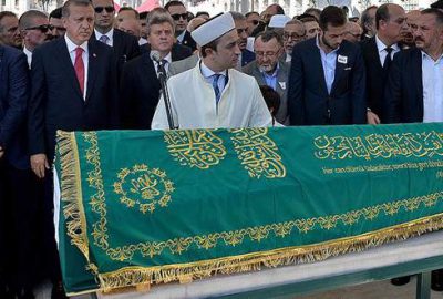 Cumhurbaşkanı Erdoğan cenaze törenine katıldı