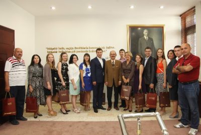 Tatar Gençlik Heyeti’nden Başkan Büyükerşen’e Ziyaret