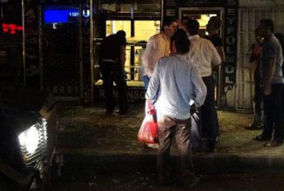 İş yerine bombalı saldırı!