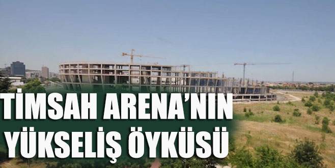 Timsah Arena yapım aşaması