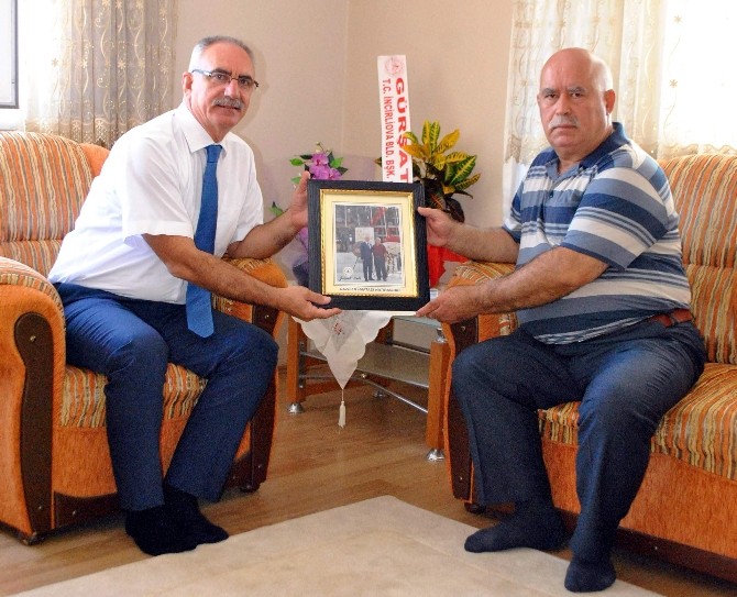 Başkan Kale’den Gazilere Ziyaret