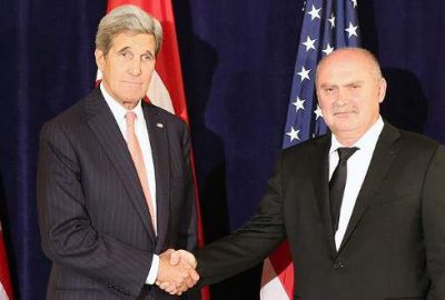 Dışişleri Bakanı Sinirlioğlu Kerry ile görüştü