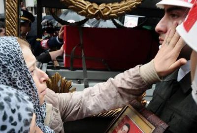 Şehit askerlere veda