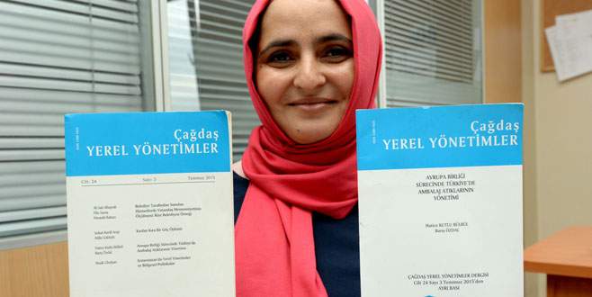 Belediye personelinden bilimsel makale