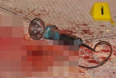 Korkunç olay! Demir kesme makinası boğazını kesti