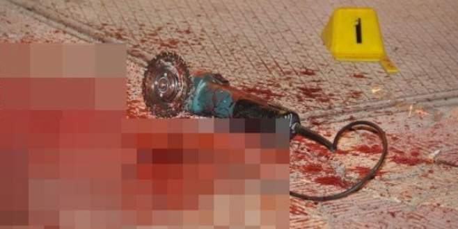 Korkunç olay! Demir kesme makinası boğazını kesti