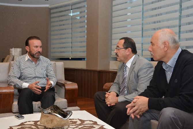 Şehit Babasından Başkan Doğan’a Ziyaret