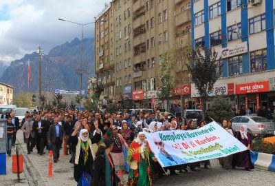 Hakkari Protesto Yürüyüşü