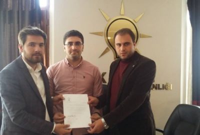 AK Parti Yakutiye İlçe Gençlik Kolları Başkanlığına Ömer Katar Atandı