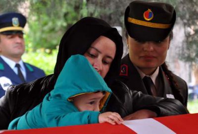 Şehit dayıya son dokunuş