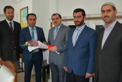 Din Görevlilerinden Kaymakam Erkan’a Ziyaret