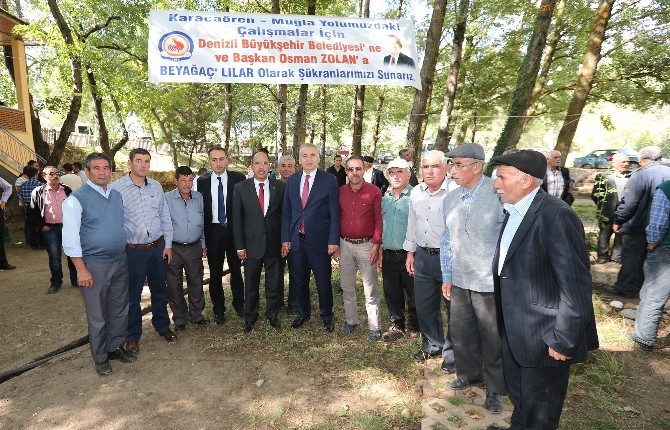 Beyağaç İlçesinin Yolu Yapılıyor