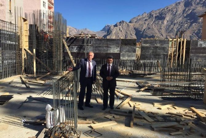Hakkari İl Müftüsü Mehmet Feysal Geylani ve Durankaya Belediye Başkanı