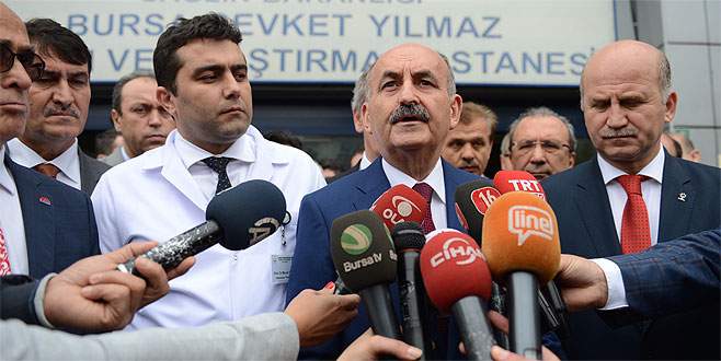 Müezzinoğlu’ndan vurulan belediye başkanına ziyaret