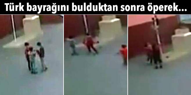 Diyarbakırlı çocukların bayrak sevgisi