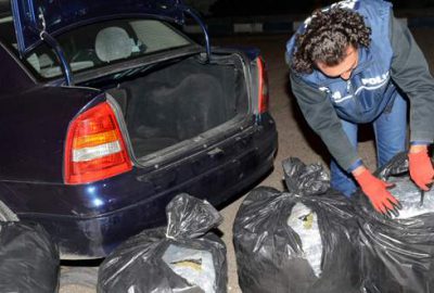 Avukatın kullandığı araçta 150 kilo esrar bulundu