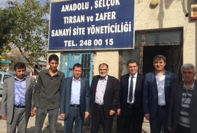 Altunyaldız, Sanayi Sitesini Ziyaret Etti