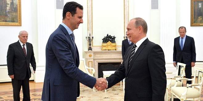 Esad Moskova’da Putin ile görüştü