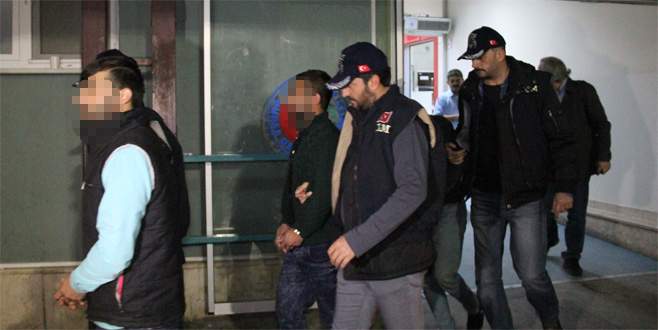 PKK operasyonunda gözaltına alınan 10 kişi adliyede