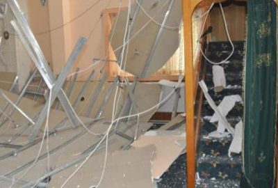 Cuma namazı sırasında faciadan dönüldü