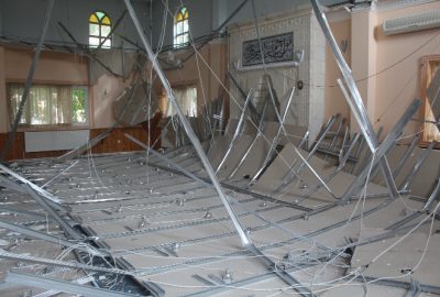 Caminin Asma Tavanı Çöktü Cemaat Ölümden Döndü