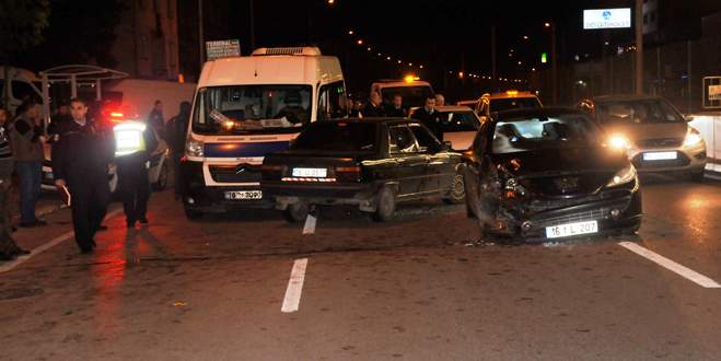 Bursa’da zincirleme trafik kazası: 7 yaralı